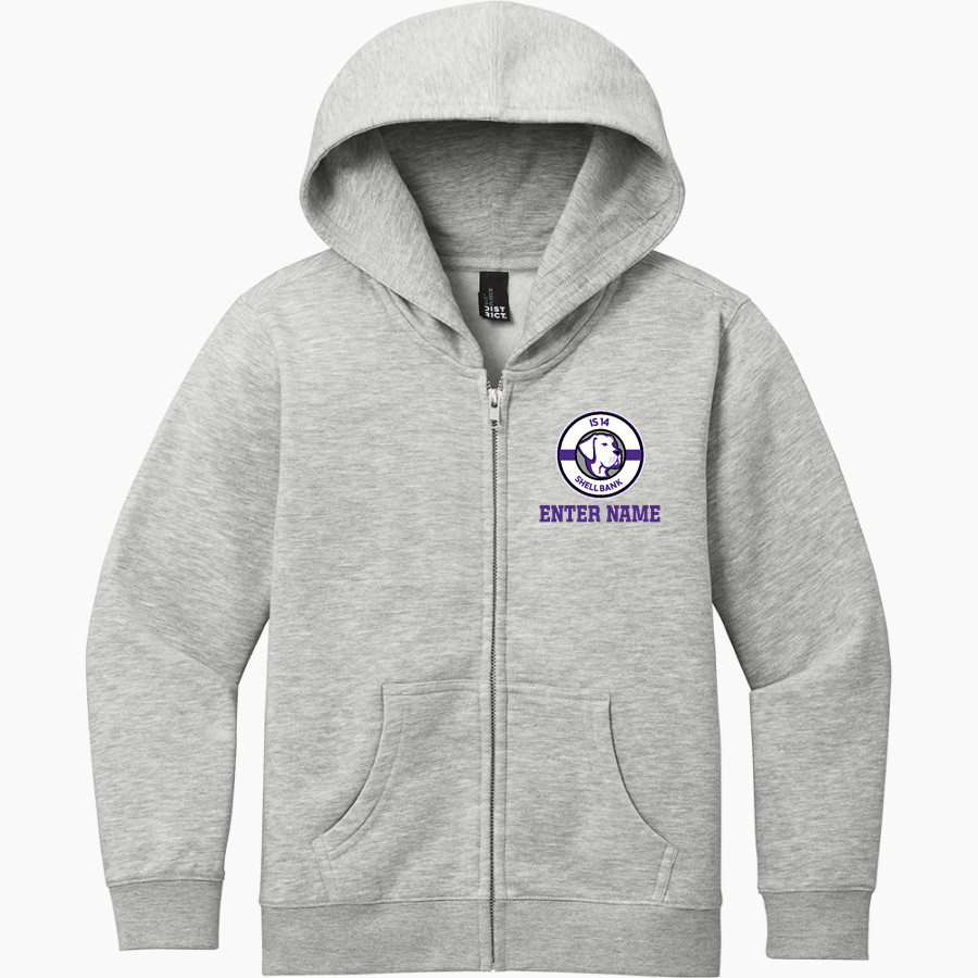 Shell Bank Brigade District Youth VIT Fleece Full-Zip Hoodie