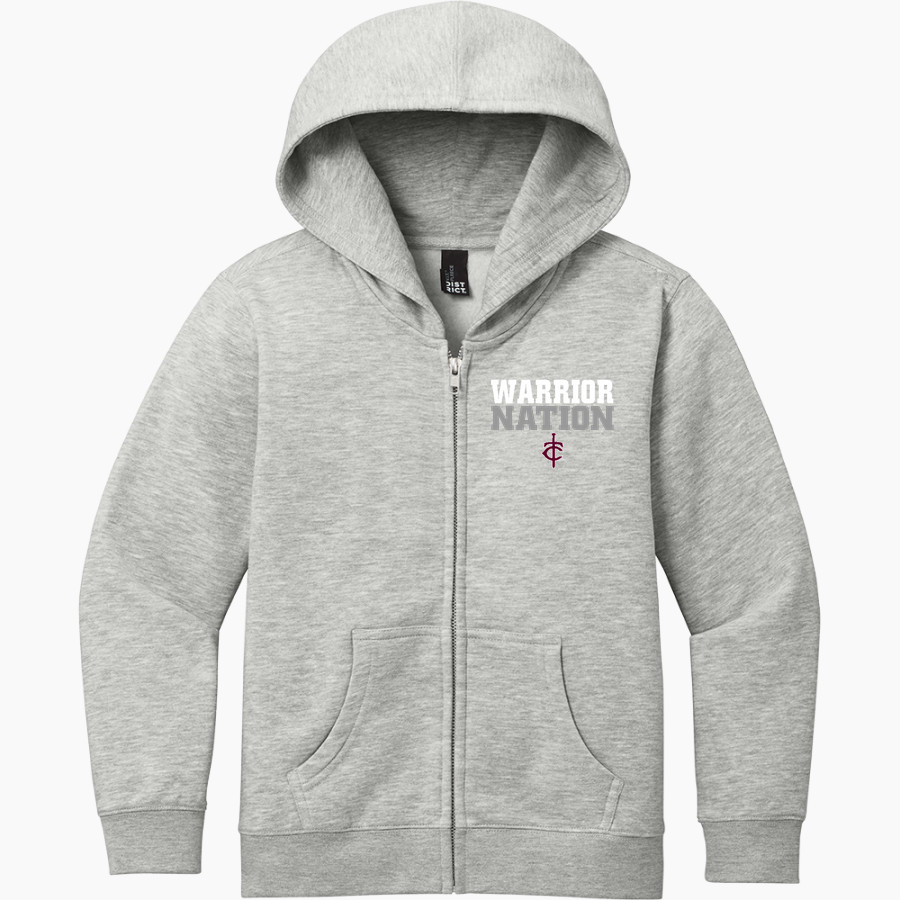 Trinity Warriors <span class="pdp-name-mascot">Trinity Christian Warriors</span> District Youth VIT Fleece Full-Zip Hoodie