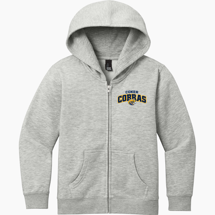 Coker Cobras <span class="pdp-name-mascot">Coker Cobras</span> District Youth VIT Fleece Full-Zip Hoodie