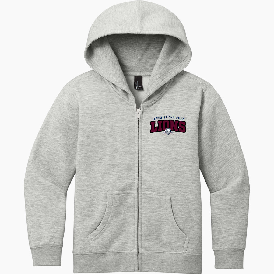 Redeemer Christian Lions District Youth VIT Fleece Full-Zip Hoodie