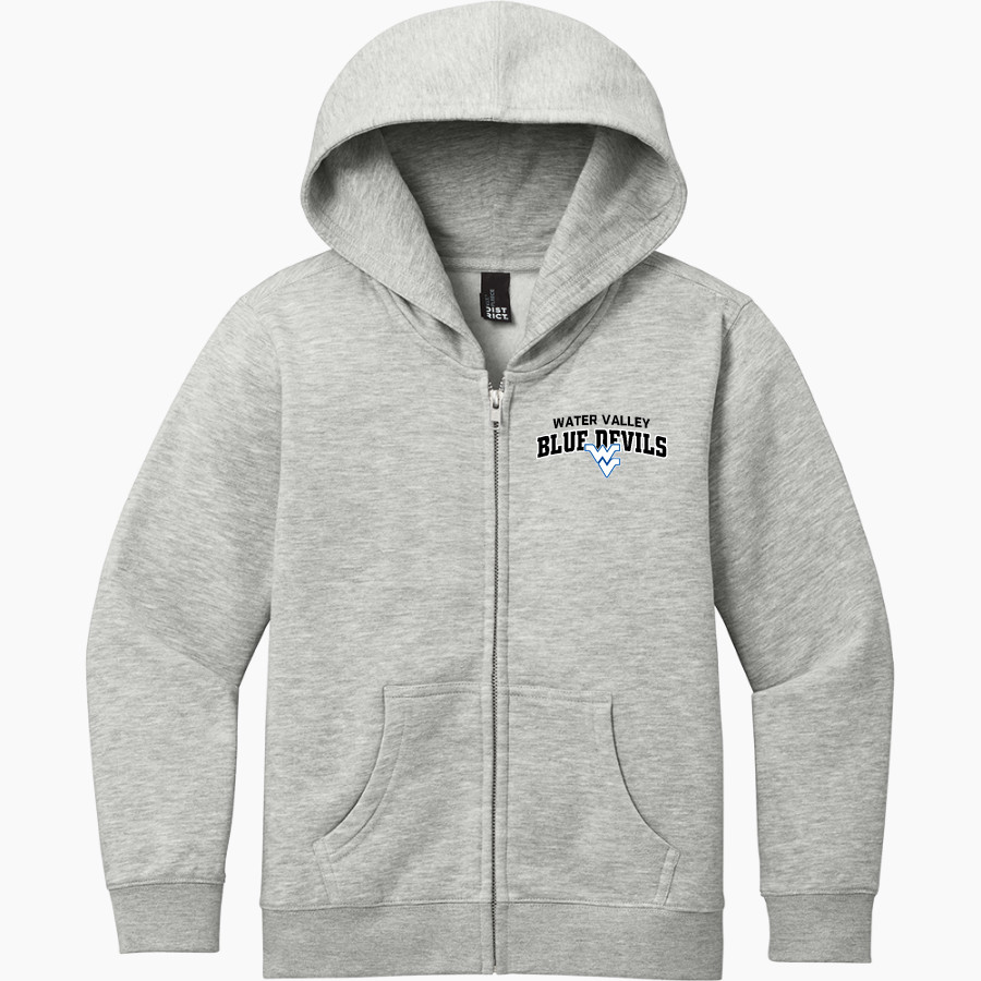 WATER VALLEY HIGH SCHOOL BLUE DEVILS District Youth VIT Fleece Full-Zip Hoodie