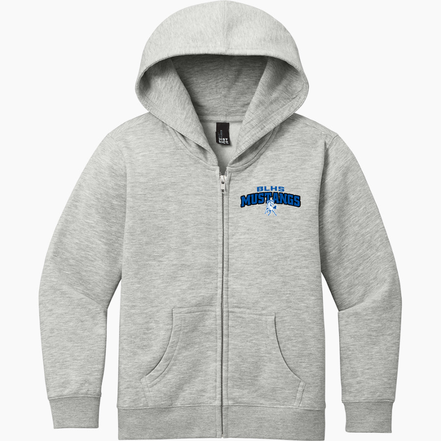 BLHS Mustangs <span class="pdp-name-mascot">BLHS Mustangs</span> District Youth VIT Fleece Full-Zip Hoodie