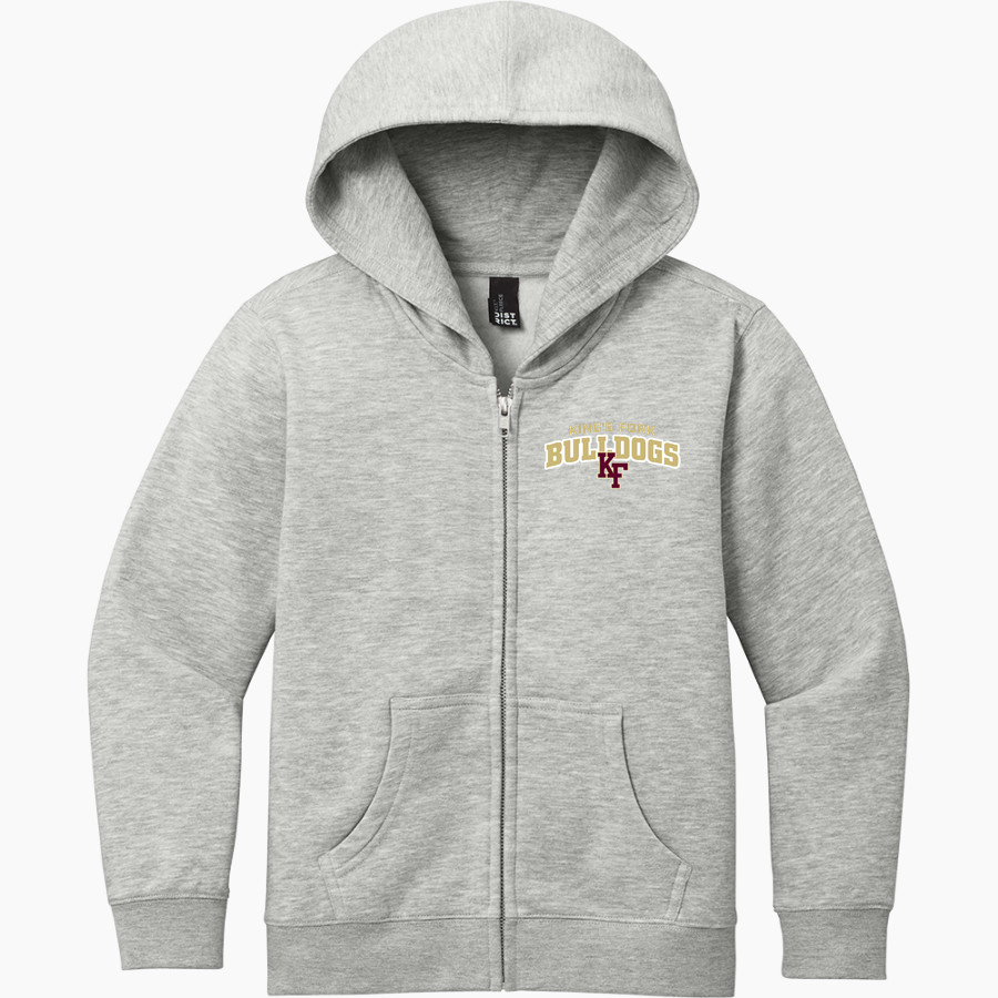KING'S FORK HIGH SCHOOL BULLDOGS <span class="pdp-name-mascot">KINGS FORK BULLDOGS</span> District Youth V.I.T. Fleece Full-Zip Hoodie