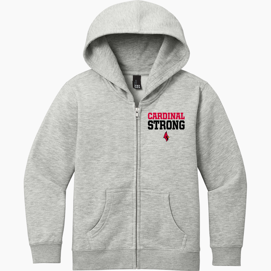 SHAW HIGH SCHOOL CARDINALS District Youth VIT Fleece Full-Zip Hoodie