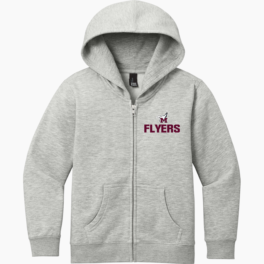 MARYVALE HIGH SCHOOL PEGASUS District Youth VIT Fleece Full-Zip Hoodie