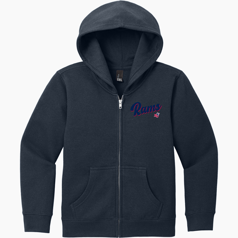 Bluefield University Sideline Store <span class="pdp-name-mascot">Bluefield University</span> District Youth VIT Fleece Full-Zip Hoodie