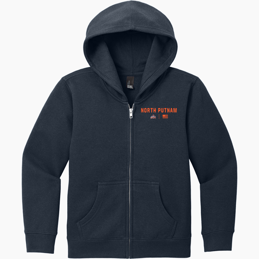 North Putnam Cougars District Youth VIT Fleece Full-Zip Hoodie