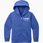 French-American School of New York - Online Store <span class="pdp-name-mascot">French-American School Sharks</span> District Youth V.I.T. Fleece Full-Zip Hoodie Front Thumbnail