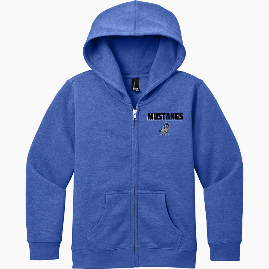 MacArthur Elementary Mustangs <span class="pdp-name-mascot">McArthur Elementary</span> District Youth VIT Fleece Full-Zip Hoodie
