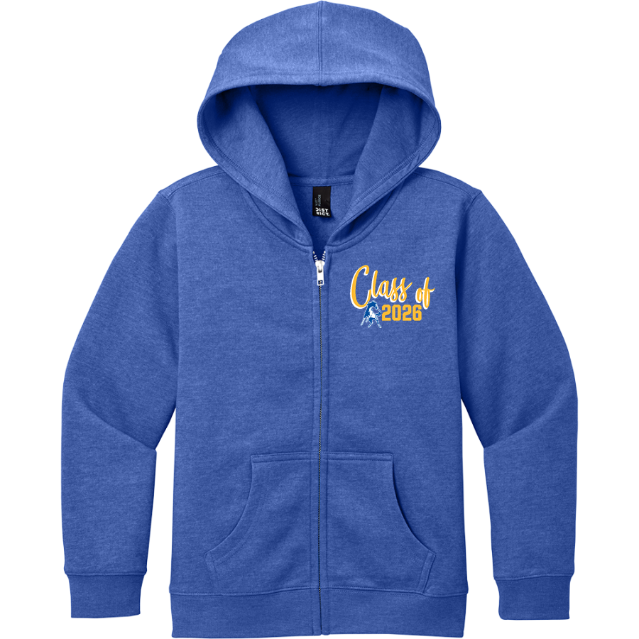 DOS PALOS HIGH SCHOOL BRONCOS <span class="pdp-name-mascot">DOS PALOS BRONCOS</span> District Youth V.I.T. Fleece Full-Zip Hoodie