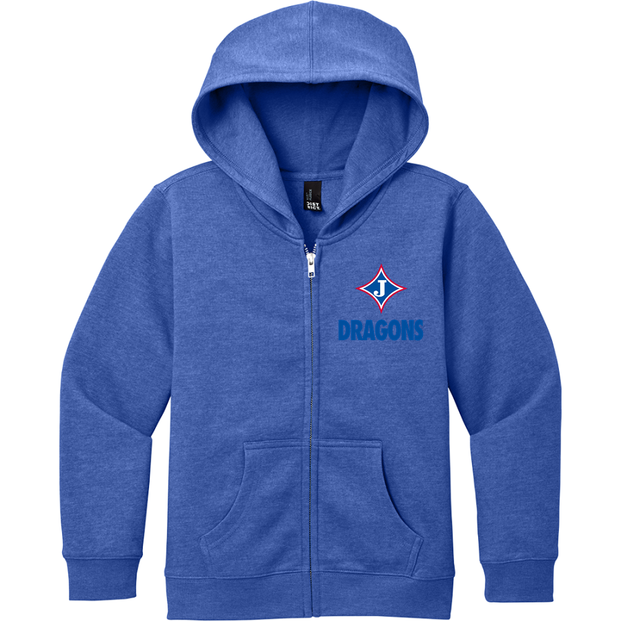 Jefferson Dragons <span class="pdp-name-mascot">Jefferson Dragons</span> District Youth V.I.T. Fleece Full-Zip Hoodie