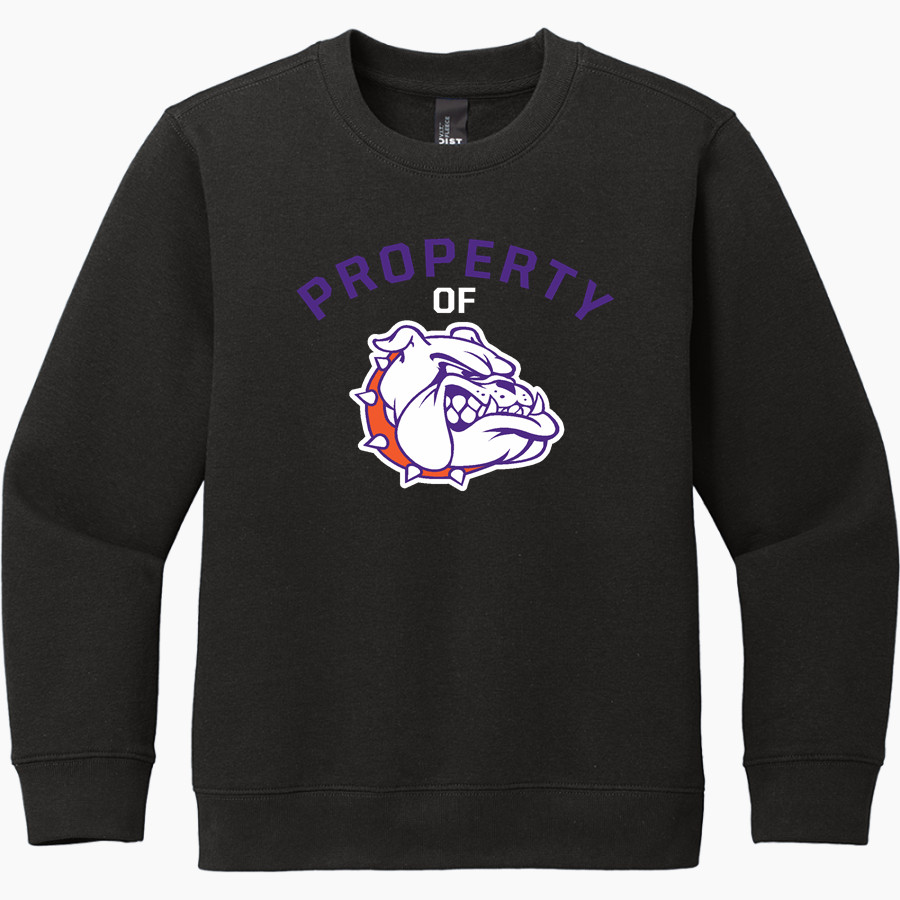 BEMENT MIDDLE SCHOOL BULLDOGS District Youth V.I.T. Fleece Crewneck Sweatshirt