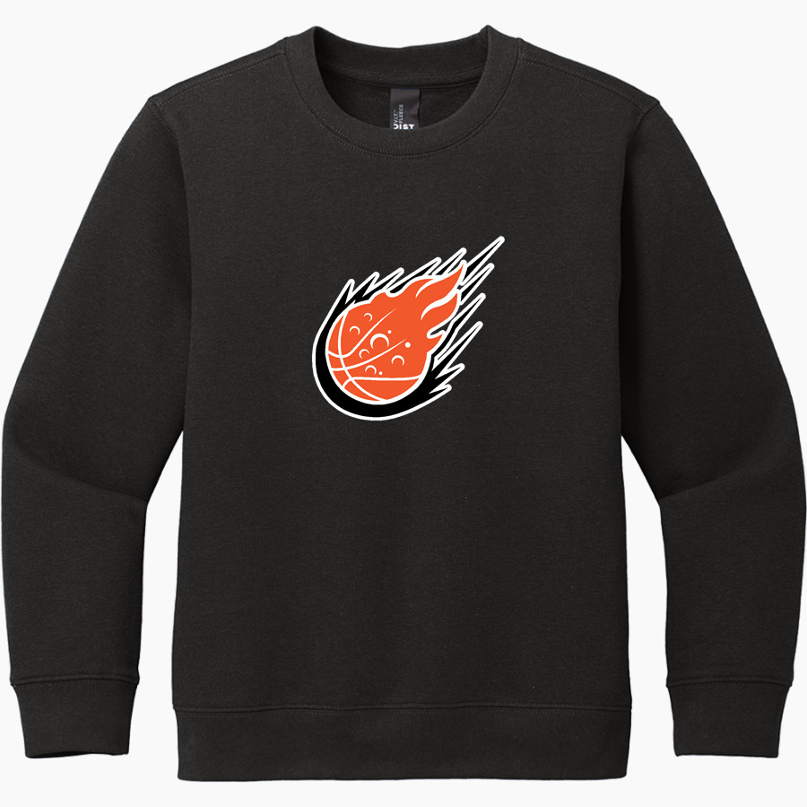 Crater Comets District Youth V.I.T. Fleece Crewneck Sweatshirt