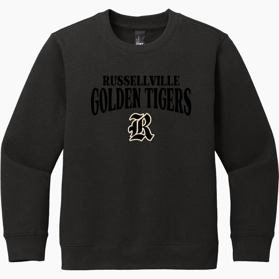 RUSSELLVILLE HIGH SCHOOL GOLDEN TIGERS <span class="pdp-name-mascot">RUSSELLVILLE GOLDEN TIGERS</span> District Youth V.I.T. Fleece Crewneck Sweatshirt