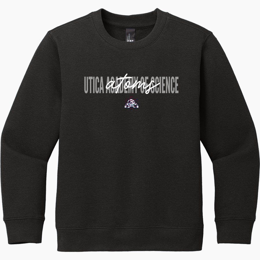 Utica Academy Of Science Atoms District Youth V.I.T. Fleece Crewneck Sweatshirt