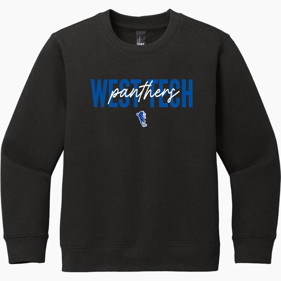 West Tech Panthers <span class="pdp-name-mascot">West Tech Panthers</span> District Youth V.I.T. Fleece Crewneck Sweatshirt