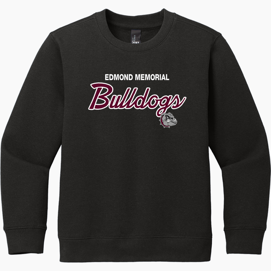 EDMOND MEMORIAL HIGH SCHOOL BULLDOGS <span class="pdp-name-mascot">EDMOND MEMORIAL BULLDOGS</span> District Youth V.I.T. Fleece Crewneck Sweatshirt