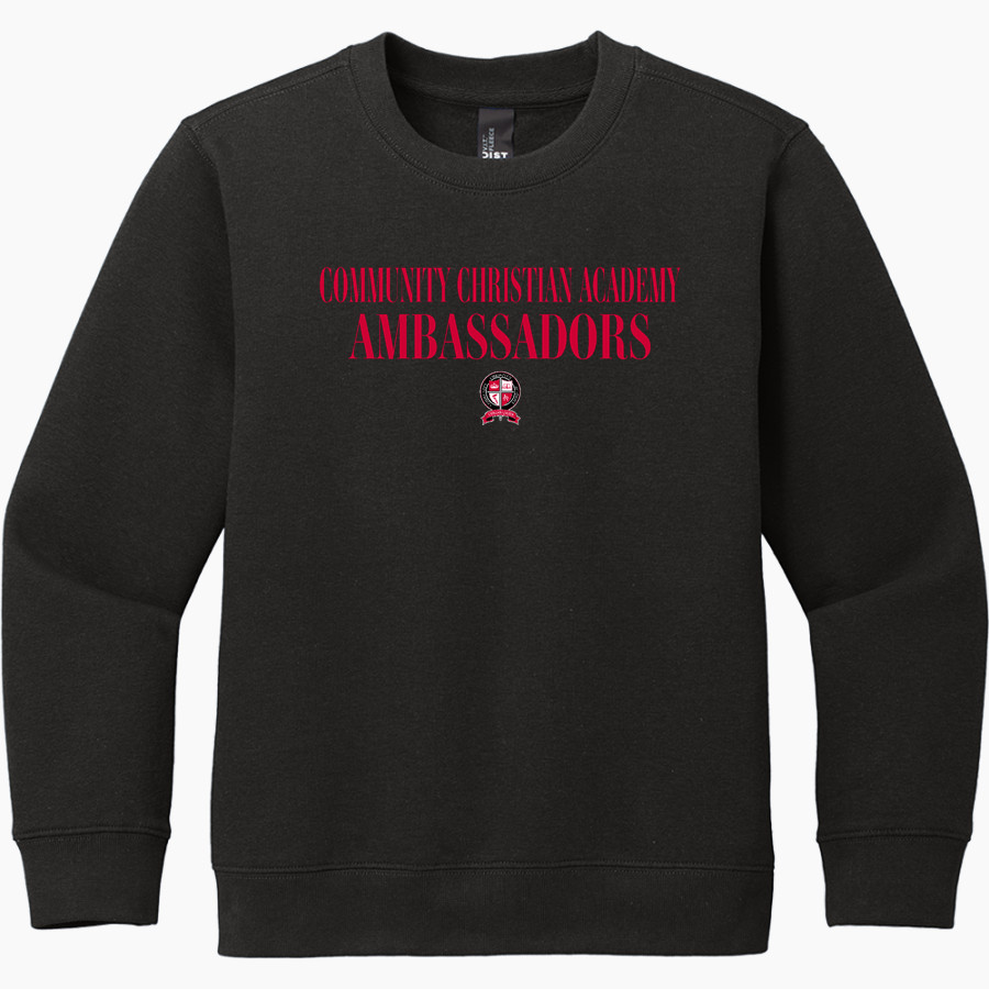 Community Christian Academy Ambassadors <span class="pdp-name-mascot">Community Christian Academy Ambassadors</span> District Youth V.I.T. Fleece Crewneck Sweatshirt