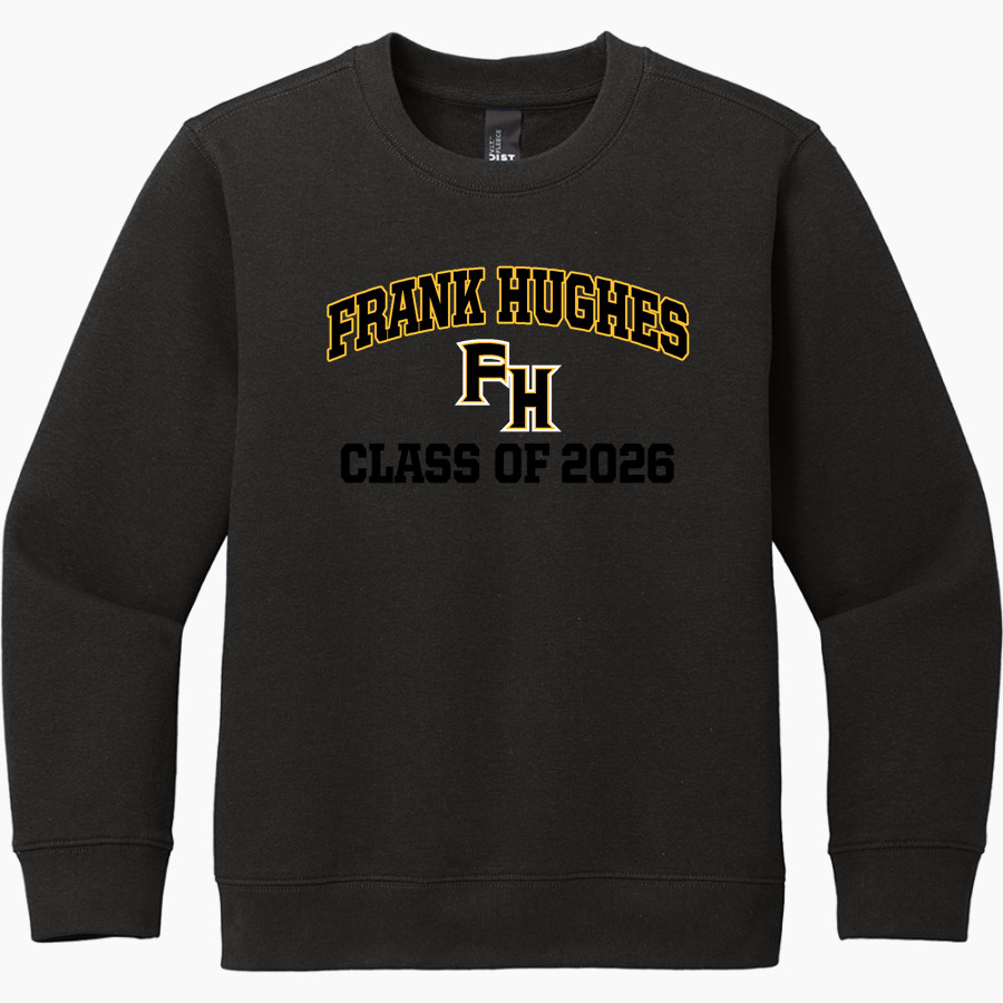 FRANK HUGHES HIGH SCHOOL LIONS <span class="pdp-name-mascot">FRANK HUGHES LIONS</span> District Youth V.I.T. Fleece Crewneck Sweatshirt
