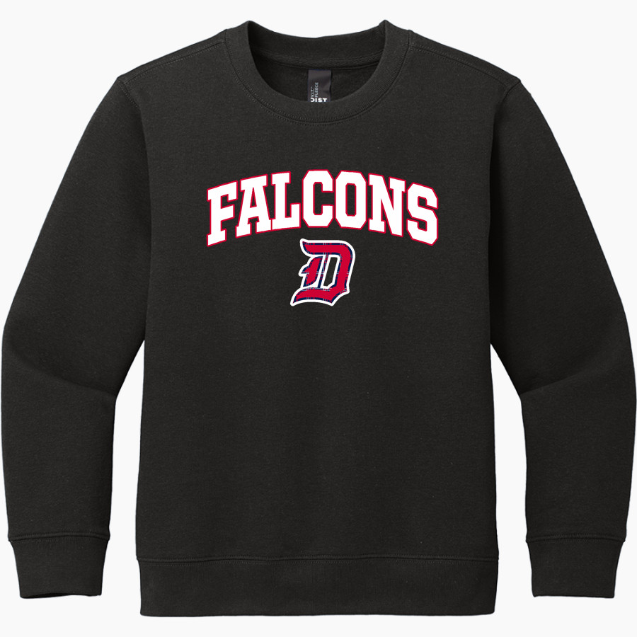 Dunedin Falcons <span class="pdp-name-mascot">Dunedin High School Falcons</span> District Youth V.I.T. Fleece Crewneck Sweatshirt