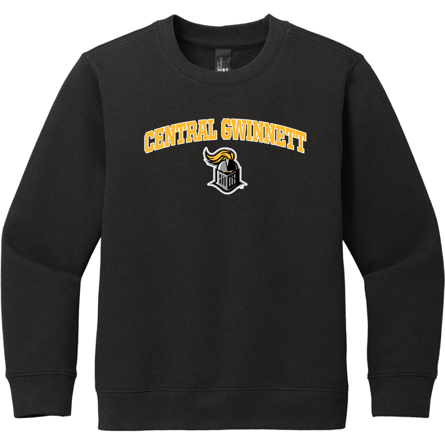 CENTRAL GWINNETT HIGH SCHOOL BLACK KNIGHTS <span class="pdp-name-mascot">CENTRAL GWINNETT BLACK KNIGHTS</span> District Youth V.I.T. Fleece Crewneck Sweatshirt
