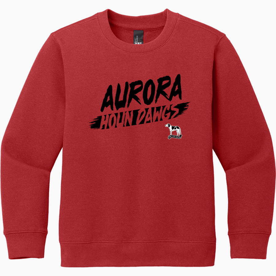 AURORA HIGH SCHOOL HOUN DAWGS <span class="pdp-name-mascot">AURORA HOUN DAWGS</span> District Youth V.I.T. Fleece Crewneck Sweatshirt