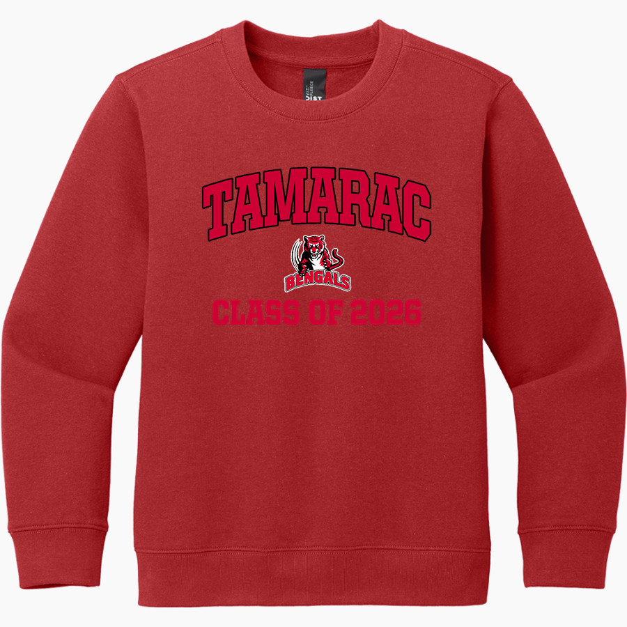 Tamarac Bengals <span class="pdp-name-mascot">Tamarac Bengals</span> District Youth V.I.T. Fleece Crewneck Sweatshirt
