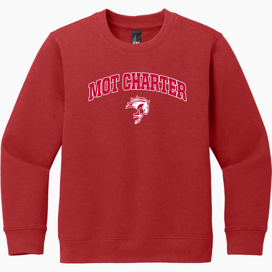 MOT Charter Mustangs District Youth V.I.T. Fleece Crewneck Sweatshirt