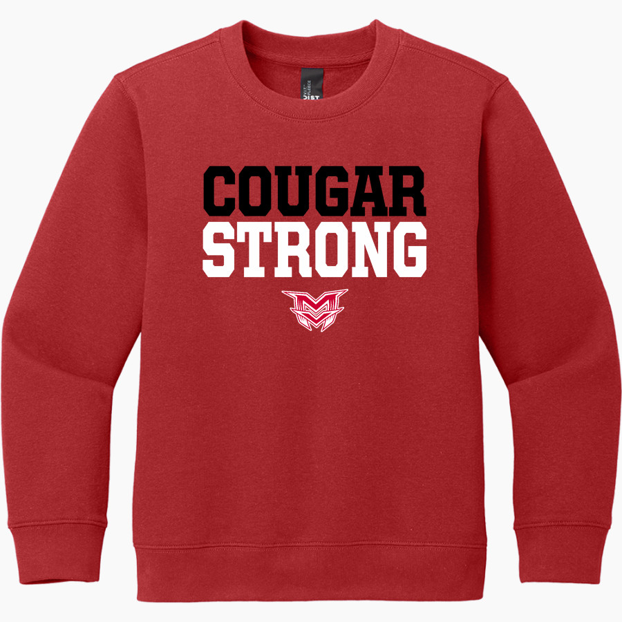 Mountain View Cougars <span class="pdp-name-mascot">Mountain View Cougars</span> District Youth V.I.T. Fleece Crewneck Sweatshirt