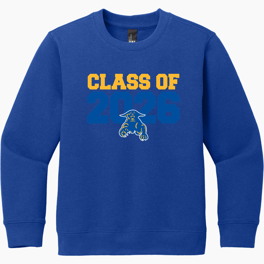 OBLONG HIGH SCHOOL PANTHERS <span class="pdp-name-mascot">OBLONG PANTHERS</span> District Youth V.I.T. Fleece Crewneck Sweatshirt