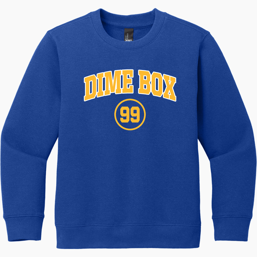 DIME BOX HIGH SCHOOL LONGHORNS <span class="pdp-name-mascot">DIME BOX LONGHORNS</span> District Youth V.I.T. Fleece Crewneck Sweatshirt