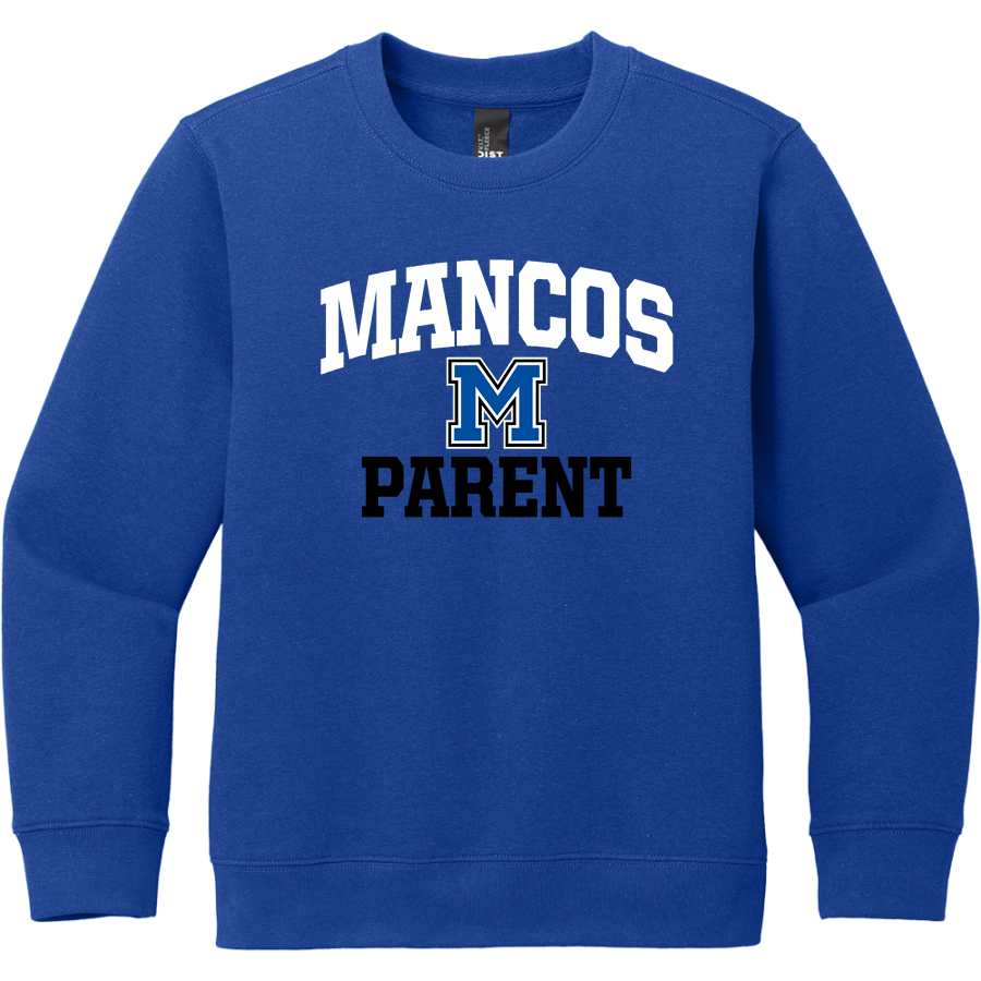 MANCOS HIGH SCHOOL BLUEJAYS <span class="pdp-name-mascot">MANCOS BLUEJAYS</span> District Youth V.I.T. Fleece Crewneck Sweatshirt