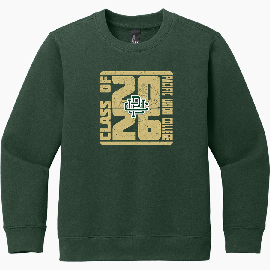 Pacific Union College Pioneers District Youth V.I.T. Fleece Crewneck Sweatshirt
