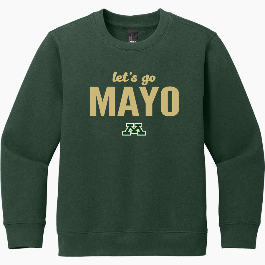 Mayo Spartans <span class="pdp-name-mascot">Mayo Spartans</span> District Youth V.I.T. Fleece Crewneck Sweatshirt