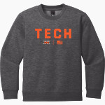Tech High School Tigers <span class="pdp-name-mascot">Tech High School</span> District Youth V.I.T. Fleece Crewneck Sweatshirt Front Thumbnail