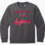 DOVER HIGH SCHOOL LONGHORNS District Youth V.I.T. Fleece Crewneck Sweatshirt Front Thumbnail