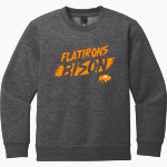 Flatirons Bison <span class="pdp-name-mascot">Flatirons Bison</span> District Youth V.I.T. Fleece Crewneck Sweatshirt Front Thumbnail