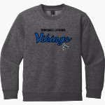 Winnebago Lutheran Vikings Online Store District Youth V.I.T. Fleece Crewneck Sweatshirt Front Thumbnail