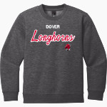 DOVER HIGH SCHOOL LONGHORNS District Youth V.I.T. Fleece Crewneck Sweatshirt Front Thumbnail