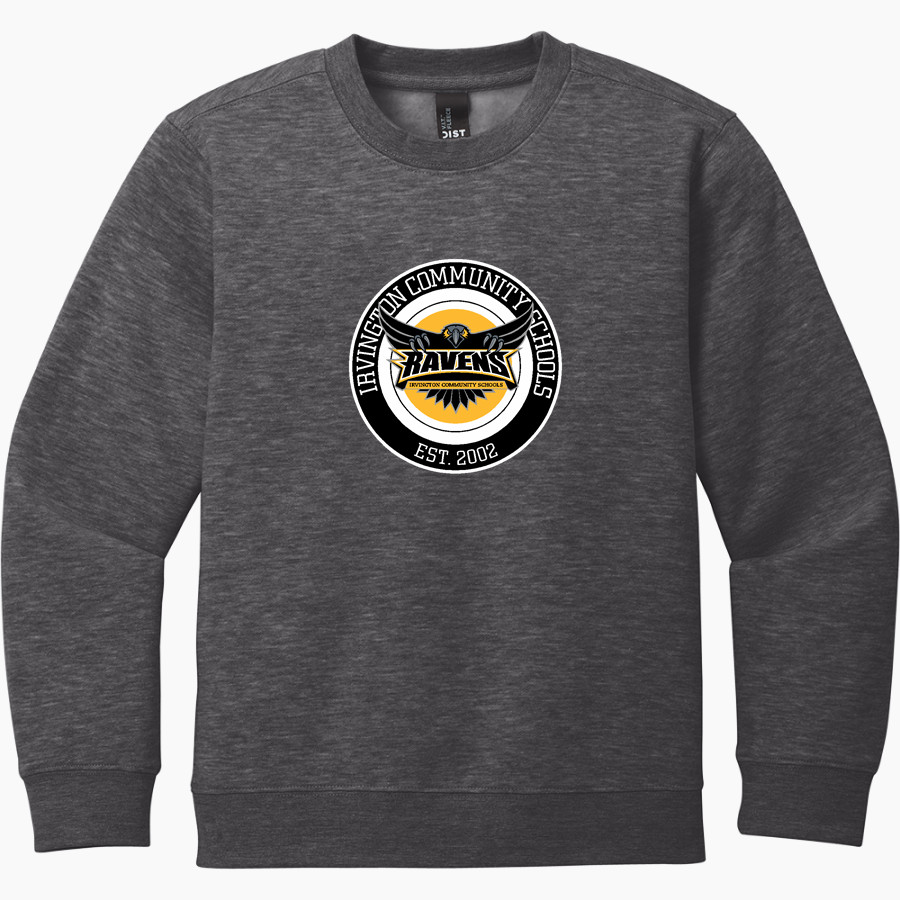 Irvington Community Schools Online Store <span class="pdp-name-mascot">Irvington Community Schools Ravens</span> District Youth V.I.T. Fleece Crewneck Sweatshirt
