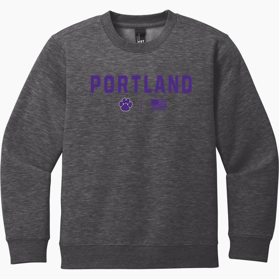 Portland Panthers <span class="pdp-name-mascot">Portland Panthers</span> District Youth V.I.T. Fleece Crewneck Sweatshirt