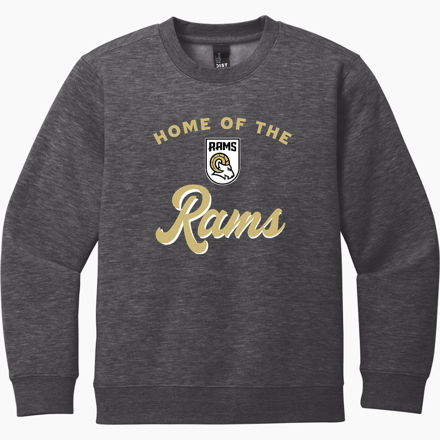 HIGHLAND HIGH SCHOOL RAMS <span class="pdp-name-mascot">HIGHLAND RAMS</span> District Youth V.I.T. Fleece Crewneck Sweatshirt