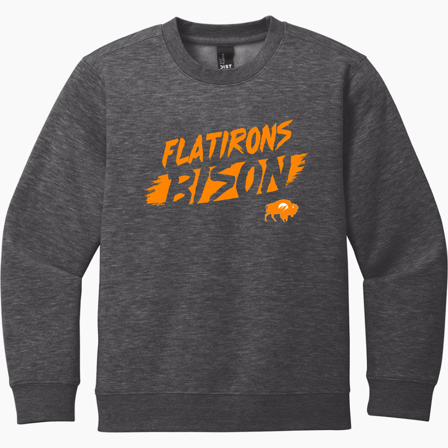 Flatirons Bison <span class="pdp-name-mascot">Flatirons Bison</span> District Youth V.I.T. Fleece Crewneck Sweatshirt