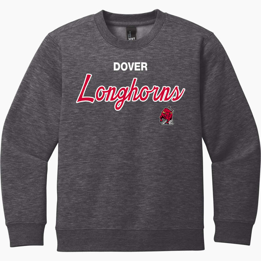 DOVER HIGH SCHOOL LONGHORNS District Youth V.I.T. Fleece Crewneck Sweatshirt
