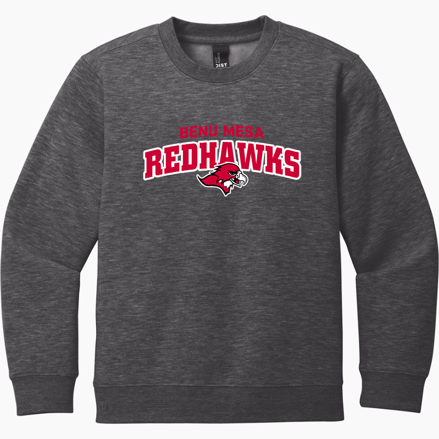 Benedictine University Mesa Redhawks District Youth V.I.T. Fleece Crewneck Sweatshirt