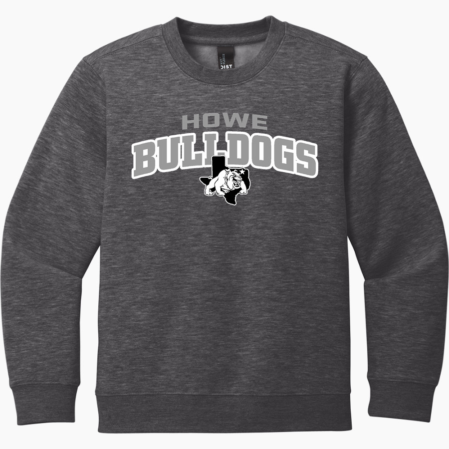 HOWE HIGH SCHOOL BULLDOGS District Youth V.I.T. Fleece Crewneck Sweatshirt