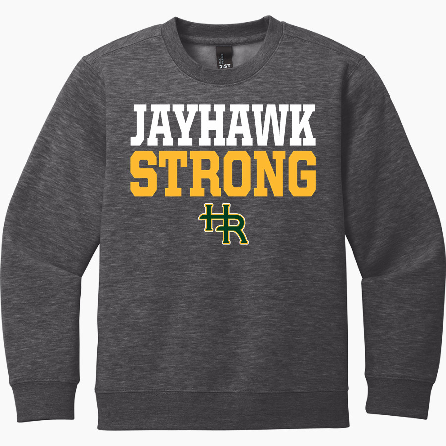 Head-Royce Jayhawks District Youth V.I.T. Fleece Crewneck Sweatshirt