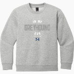 Moravian University Greyhounds <span class="pdp-name-mascot">Moravian University Greyhounds</span> District Youth V.I.T. Fleece Crewneck Sweatshirt Front Thumbnail