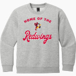 BENET ACADEMY REDWINGS District Youth V.I.T. Fleece Crewneck Sweatshirt Front Thumbnail