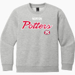Morton Potters District Youth V.I.T. Fleece Crewneck Sweatshirt Front Thumbnail